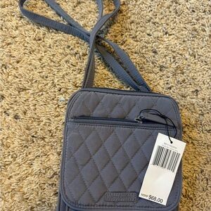 Vera Bradley Charcoal Quilted Crossbody Bag